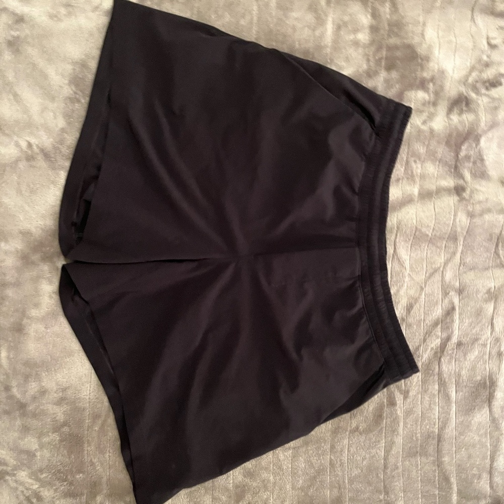 Black lululemon Pace Break Shorts 5 in. L